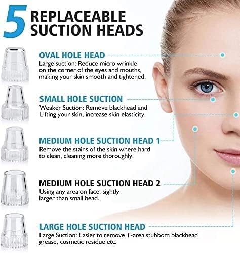 Miniatura 5 de DULASP Removedor de puntos negros, aspiradora de poros, removedor de acné eléctrico, kit de extracto de acné, herramienta de succión al vacío