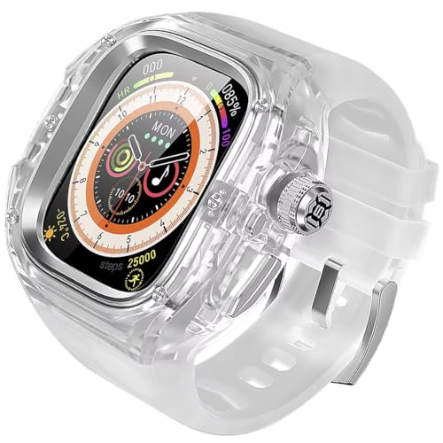 [diosbras] �A�b�v���E�H�b�` �p �E���g�� ULTRA 49mm �N���A ���� �P�[�X �o���h �X�e�����X �J�o�[ ��̌^���o�[ apple watch �p �����x���g �����Y �x���g�|���J�[�{�l�[�g 3/2/1 ��̌^ ������� �r���v Ser