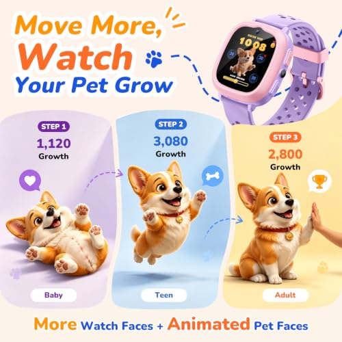 Gydom Kids Smart Watch, Birthday Gift Toy for Girls and Boys Ages 4-12 - Image 5