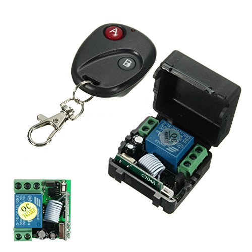 Generic Sunnyskar DC 12V 1CH 10A 371 272te Control Switch 433MHz Transmitter With Receiver