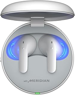 LG Tone Free T90 | True Wireless Bluetooth Headphones | Dolby Atmos | Plug & Wireless | Active Noise Reduction | UVnano