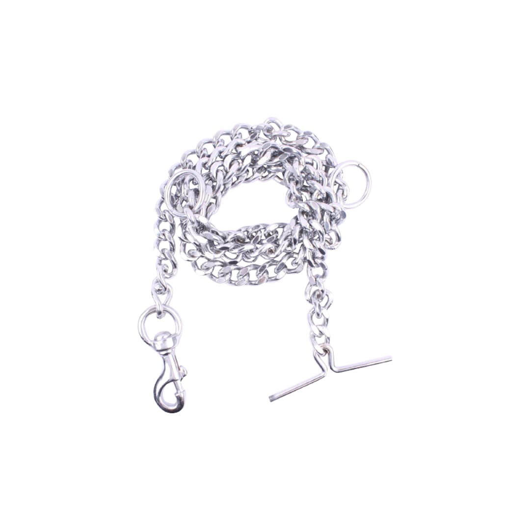 Nira - Stainless Steel Dog Chain Silver Grind Heavy Weight Dogs Leash Heavy Duty Dog Chain with Heavy Hook (60 Inch) (B09HGX6VYB) Amazon Price History, Amazon Price Tracker