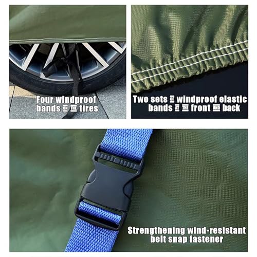 Bâche auto imperméable extérieure résistante chaleur et vent silver - 7