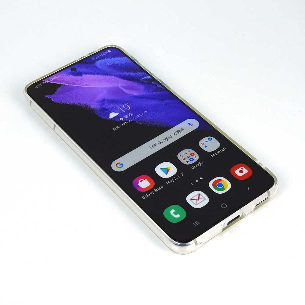 Galaxy S21 SC-51B SCG09 Smartphone Case Clear Compatible Cover