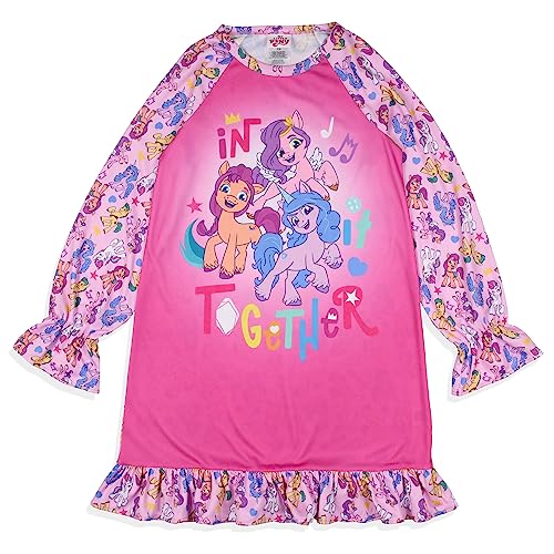 INTIMO My Little Pony: A New Generation Girls' Sunny Starscout Sleep Pajama Dress Nightgown2