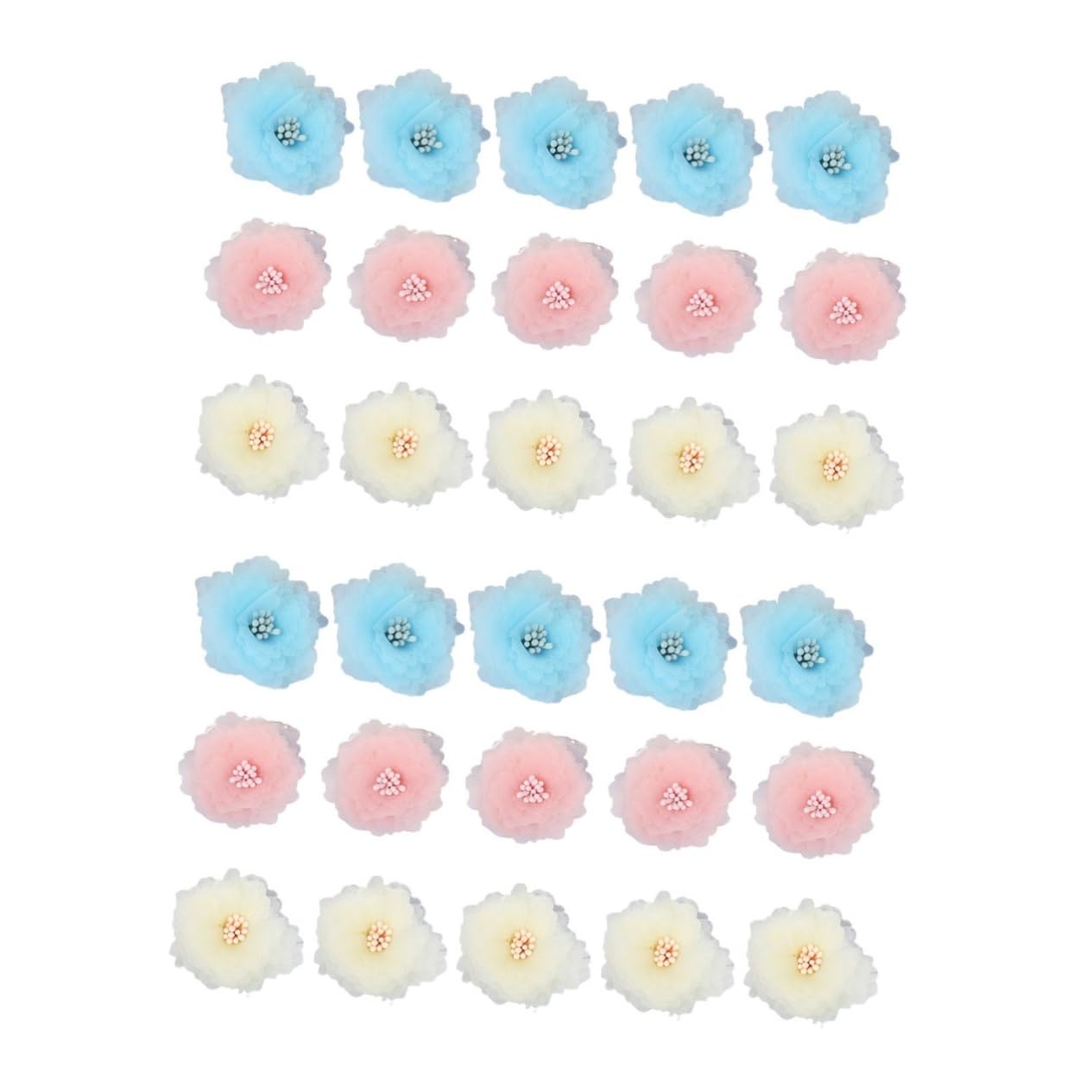Tissu accessoires décoratifs bleu rose beige pour vêtement et jean
