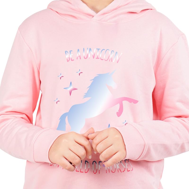 Image of Real Basics Girls Cotton Hooded Sweatshirt (Pack of 1)