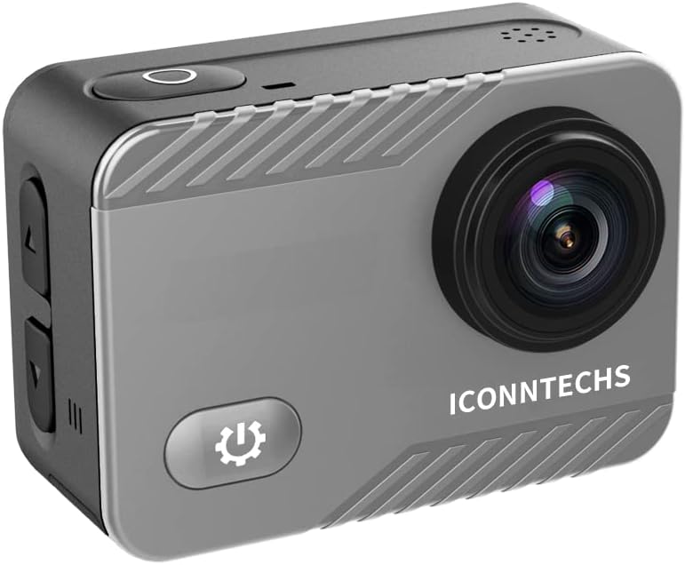 ICONNTECHS IT Action Camera 4k 60fps Waterproof Sports Action Cam for Scuba Diving wifi 170 Degree Wide Viewing Angle Helmet Cameras Underwater Camcorder