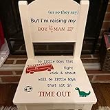 YSBZChu One Set Boy's Chair Sticker,1 PCS Kids Early Education Removable Wall Art Overtime Chair...