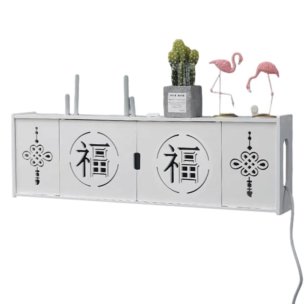 Boîte de rangement WiFi pour salon : cachez vos câbles avec ce support élégant