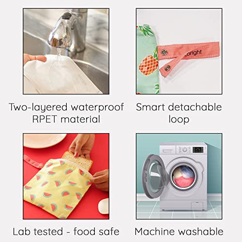 Image of Eco Right Multipurpose Pouch for Girls, Eco-Friendly Alternative to Zip Lock Bags | Made of Recycled PET Bottles