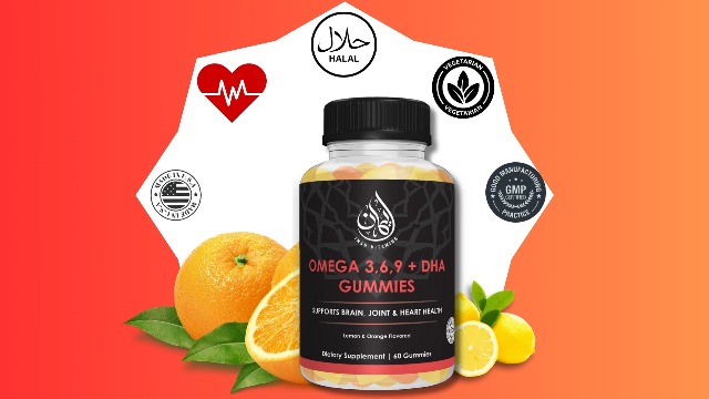 Amazon.com: Iman Vitamins Halal Omega 3 6 9 + DHA Gummies for