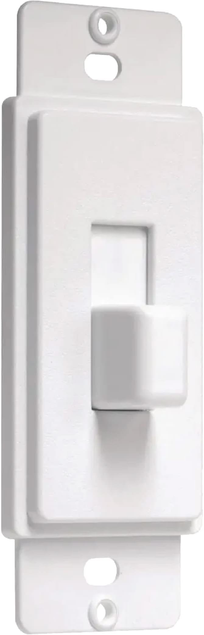 TayMac AD70W Paintable Toggle Switch Cover-Up Adapter Plate, White