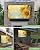 DecorLovee Outdoor TV Cover 80 to 85 Inches Weatherproof & Waterproof, Sunflower Outdoor TV Enclosure with Remote Control Pocket, Yellow Spring Floral Botanical TV Screen Protectors for Outside TV