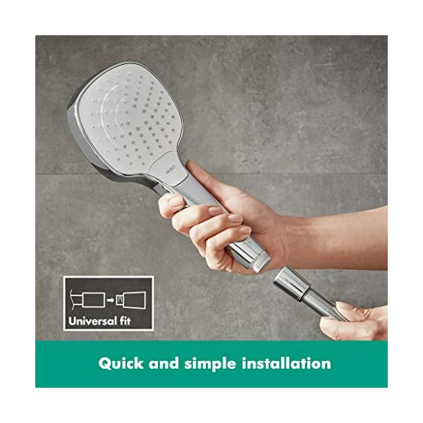 hansgrohe Duschkopf Croma Select E, Duschbrause wassersparend – Bild 5