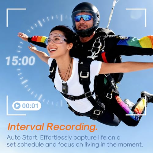 Image of Mini Body Camera 128G with 1.47'' LCD Screen, 2.7K Thumb Size Action Cam
