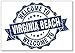 Magnete da frigorifero con illustrazione di sigillo rotondo “Welcome to Virginia Beach”