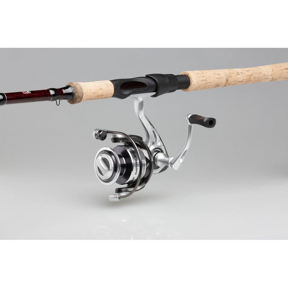 DAM Impressa Tele Spinning Combo, wędka słodkowodna, kołowrotek, sandacz, mocna, lekka i wszechstronna, czarna, 2,40 m umiarkowana szybka wędka, kołowrotek o rozmiarze 3000