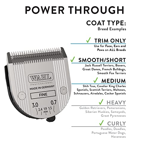 WAHL-Professional-Animal-5-in-1-Adjustable-Fine-Blade-Arco-Bravura-Chromado-Creativa-Figura-and-Motion-Pet-Dog-and-Horse-Clippers-2179-301