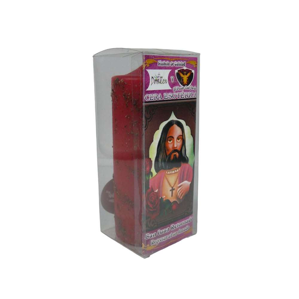 Velón Herboreo San Juan Retornado - Poderoso ritual para recuperar el amor perdido y Restaurar la pasión en tu vida - Las Velas de Mariano