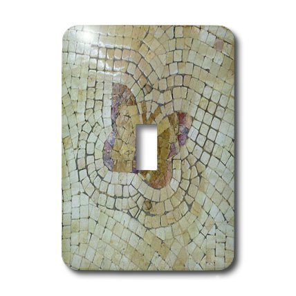 Interrupteur papillon mosaïque 3dRose LSP_52403_1 pour déco murale - 4