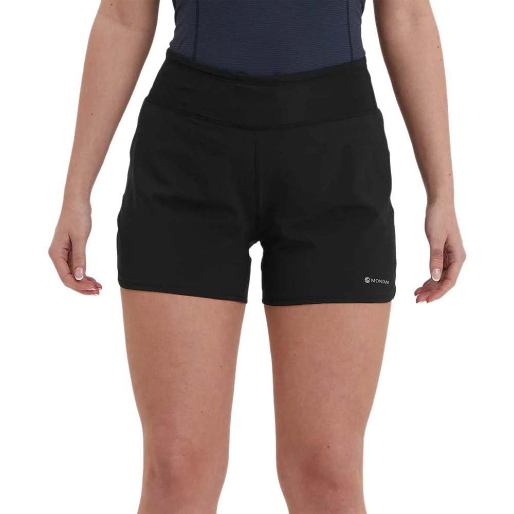 Montane Women's Black Slipstream 4" Trail Running Shorts