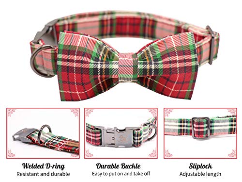 Elegant little tail Hundehalsband, Komfortables Hundehalsband mit Schleife, Herbst Haustierhalsband Verstellbare Hundehalsbänder für kleine, mittlere und große Mädchen- oder Jungenhunde
