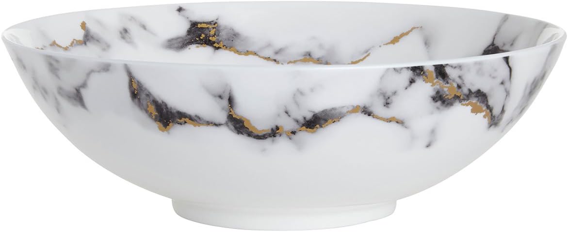 Prouna Marble Venice Fog Serving Bowl
