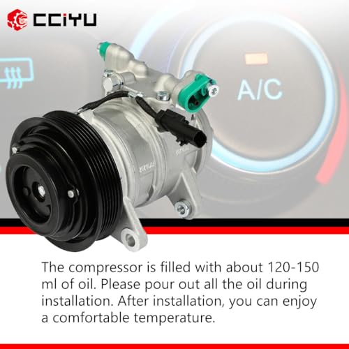 Image of CCIYU AC Compressor w /Clutch for Jeep Grand Cherokee 1999-2004