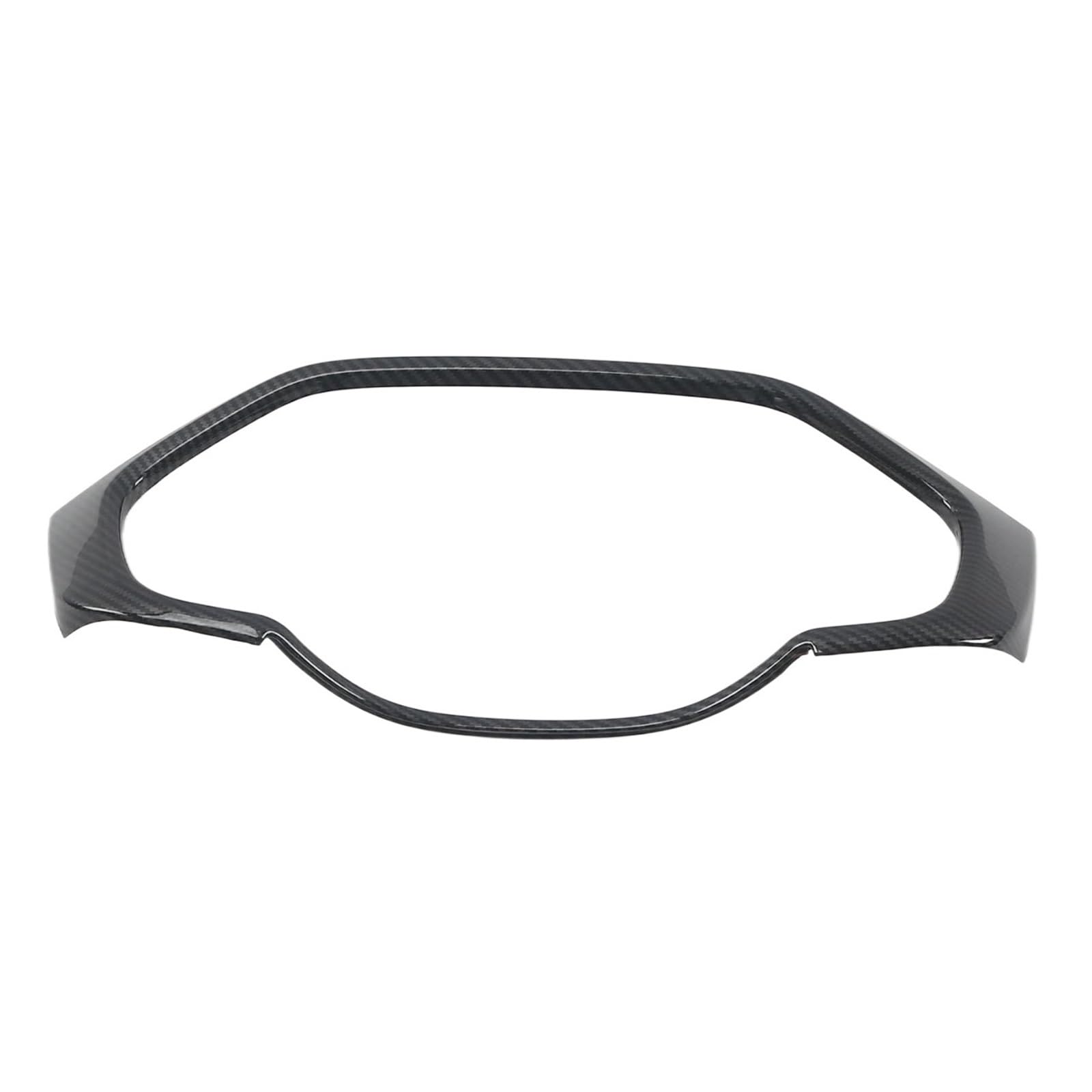 Hqgqcezek Carbon Fiber Abs Interior Decal Trim Carbon Fiber Style Inner Dashboard Console Instrument Display Cover Trim Fit For Volvo Xc60 2018-2026 Abs Chrome Hqgqcezek(Carbon Fiber Abs)