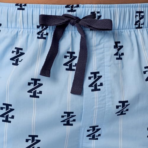 Image of IZOD Men's Short Sleeve Jersey Top and Printed Pants Pajama Sleep Set