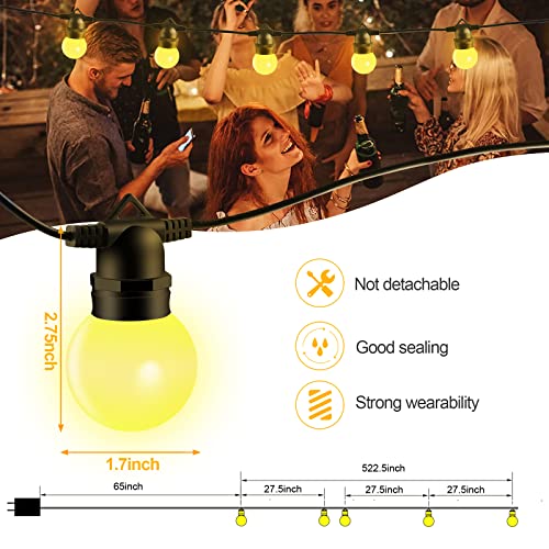 Molemyn Outdoor String Lights Decorative Cafe Patio Lights For Garden, Birthday Party #TOP3