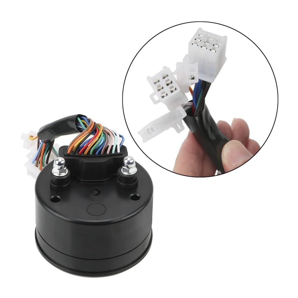 Contachilometri Tachimetro Da Pannello Per Moto Quadrante Per Visione Notturna Contachilometri Indicatore Digitale Multifunzione A LED Contagiri Indicatore Livello Carburante