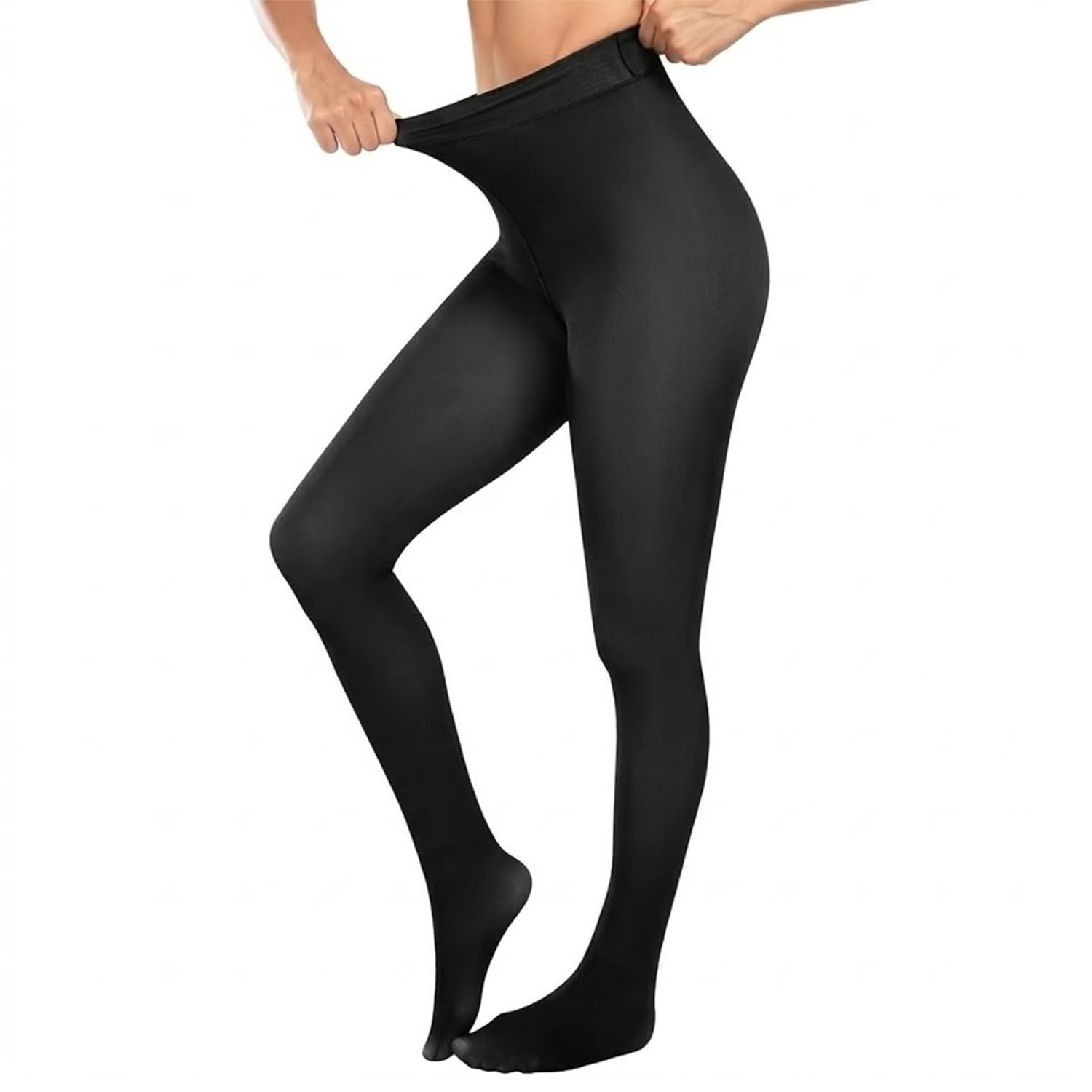 High Waist Cotton Lycra Leggings, Soft Lightweight Leggings for Women, High Waisted Butt Lifting Yoga Pants, Fitness Pants