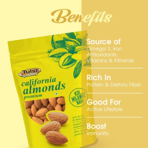 Image of Tulsi Almonds, 500g and Tulsi Kishmish, Indian, 500g