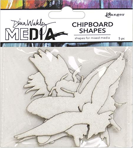 Dina Wakley Media CHIPBOARD SHAPES FLYING