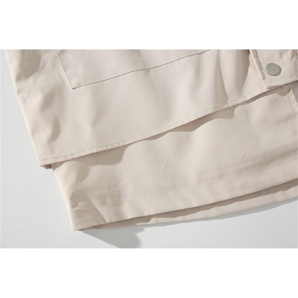 Seidarise Felpa con cappuccio da uomo, stile hip hop, abbigliamento casual e alla moda
