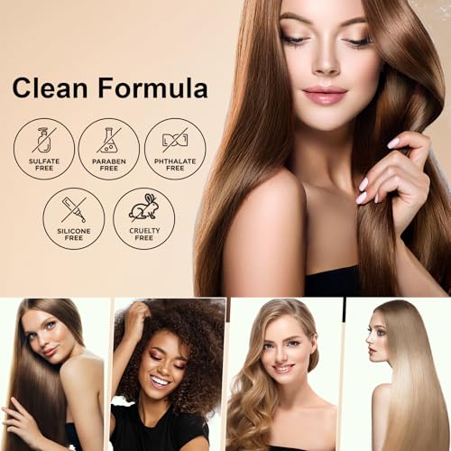 Image of Batana Rosemary Shampoo for Thinning Hair, Biotin Strengthening Shampoo for Men & Women,Nourishing Scalp Care for Fuller Looking,Healthier Hair,Sulfate Free Daily Hair Cleanser 10.15 fl oz