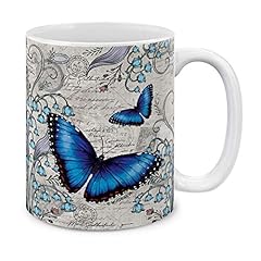 Vintage Vintage Blue Morpho Butterfly
