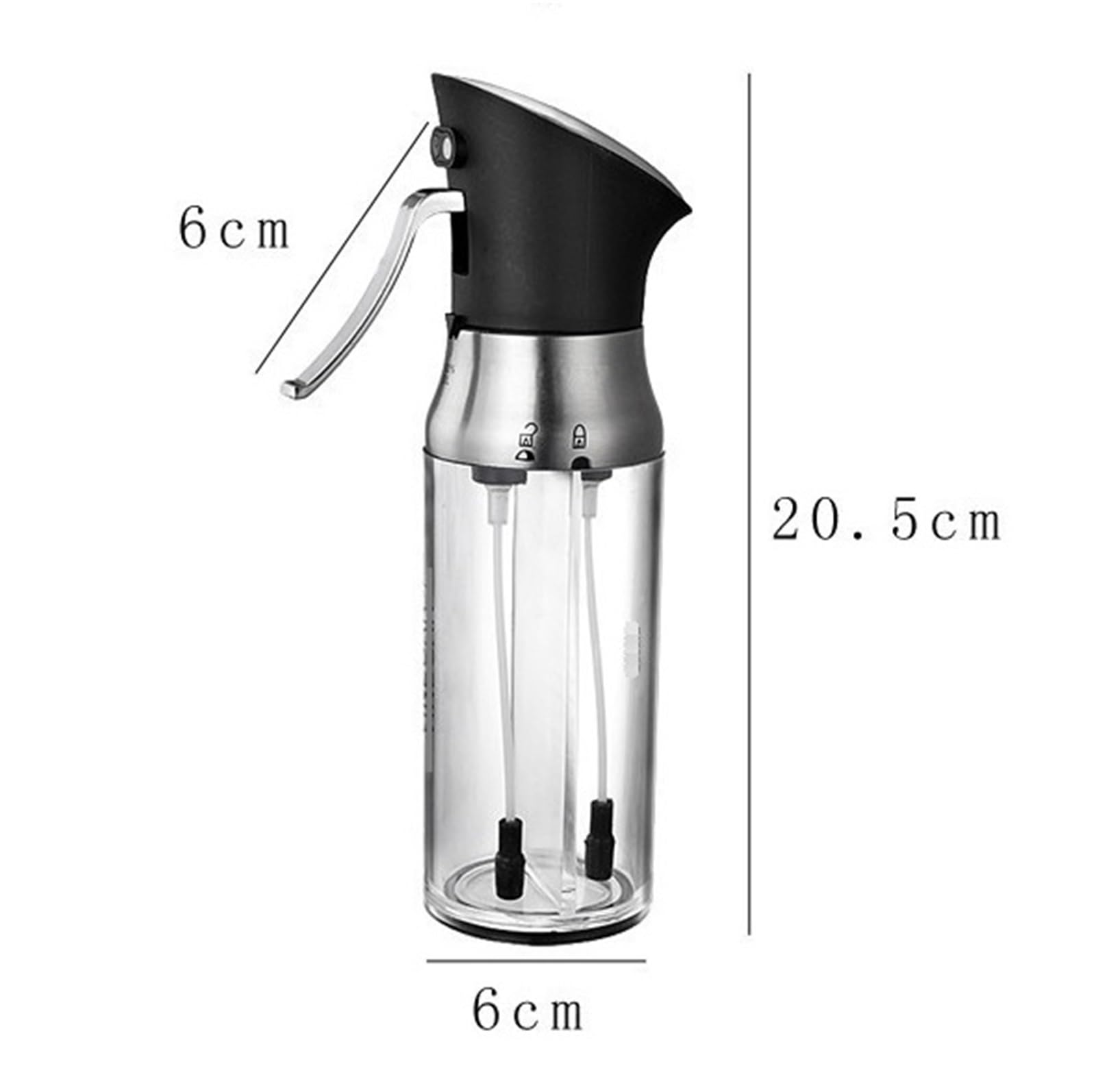 Pulverizador Aceite 2 Botellas Rociadoras De Aceite Y Vinagre Ajustables Adecuadas For Aderezos For Ensaladas Y Barbacoas En Freidoras De Aire Accesorios Cocina