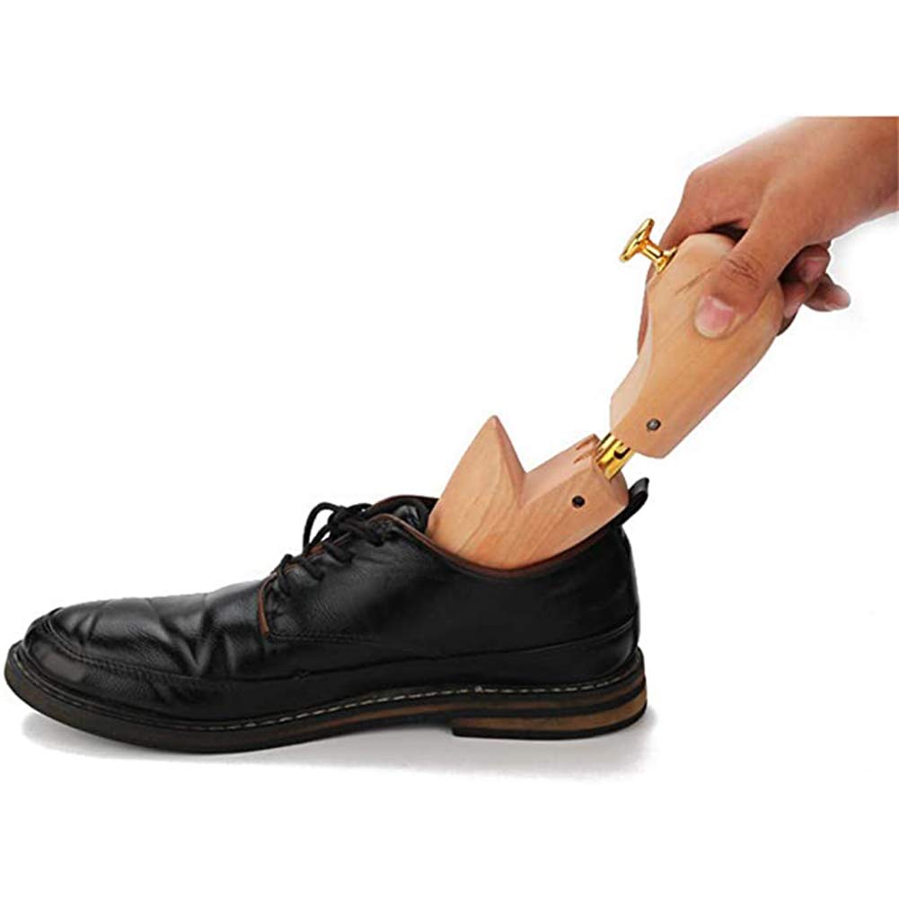 Schuhdehner für Männer und Frauen, professioneller 2-Wege-Schuhspanner aus Holz, Schuhverbreiterungsdehner, behält die natürliche Form und absorbiert Feuchtigkeit