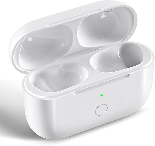 Compatible con AirPod Pro de 1 y 2 generación de repuesto con carga USB-C, funda de cargador inalámbrica Air Pod Pro 1 2 con botón de sincronización