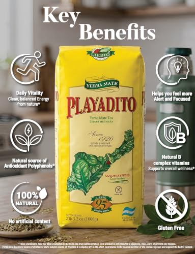 Image of Yerba Mate Playadito 1 kg. | 2.2 lbs. - 2 Pack.