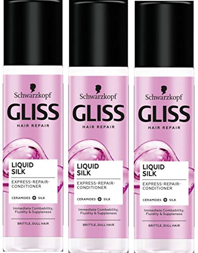 Acondicionador permanente Schwarzkopf Gliss - 3 botes de 200 ml