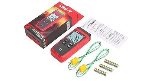 UNI-T UT320D Serie UT320 Mini-Kontakt-Thermometer, Doppelkanal, -50 °C bis 1300 °C