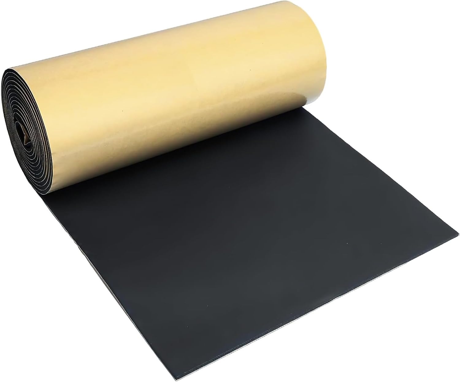 Storystore Self Adhesive Foam Sheets 300mm(W) x 1.5mm(T) x 3m(L), High Density Foam Roll Neoprene Rubber Sheet for DIY Furniture Pads, Floor Protectors, Non-Slip and Anti-Scratch