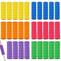 cobee 30 Stück Schaumstoff Grips Stiftehalter, Bleistift Griffe Stifthaltung Hilfe Kinder Stiftgriffe Schaumstoff Stift Griffe Ergonomische Schreibhilfe