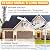 Outdoor TV Antenna 360° Omni-Directional Reception, 4K Digital HDTV Outdoor Antenna for Smart TV Local Channels with 32.8ft Cable & Long Range for Attic/Camper/RV - Fit TVs with Built-in Tuner