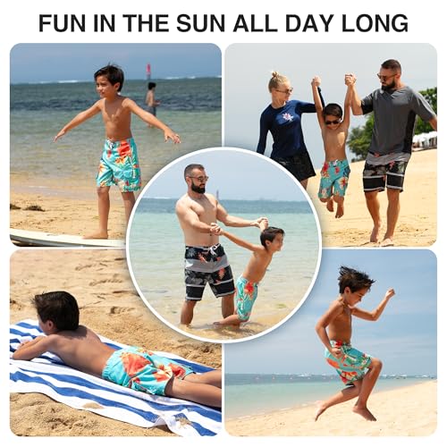 Image of Kanu Surf Boys' Papagayo Floral Swim Trunk