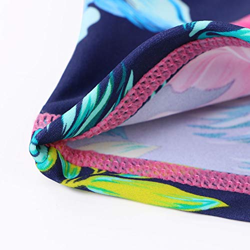 Image of XFGIRLS Girls Swimsuit Toddler Girl Two Piece Long Sleeve Bathing Suit Swimwear Swimming UPF 50+
